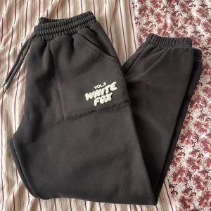 White Fox Sweatpants